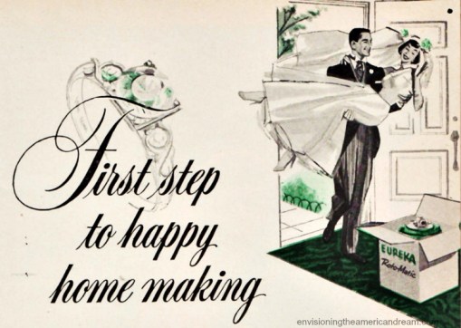 vintage illustration Housewife Bride Eureka 