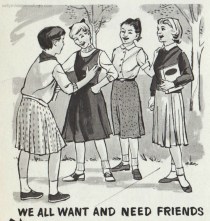 vintage illustration School Book