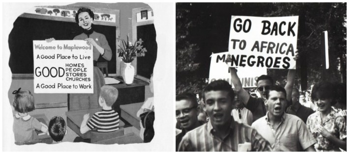 collage school civil rights welcome integration