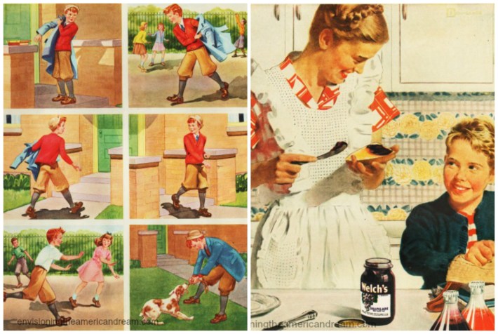 Vintage childhood images 1940s