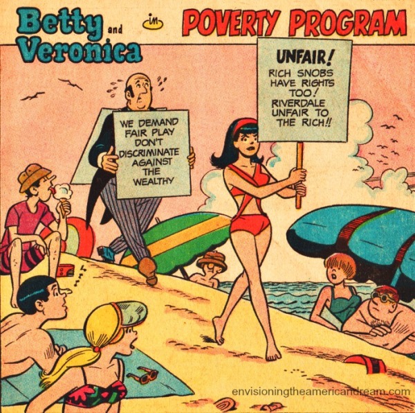 vintage comic book art Veronica Lodge Archie Comics.