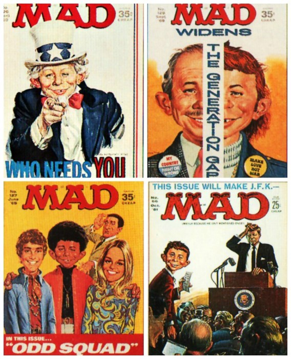 mad Magazine covers
