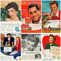 vintage ads Hollywood celebrity endorsements