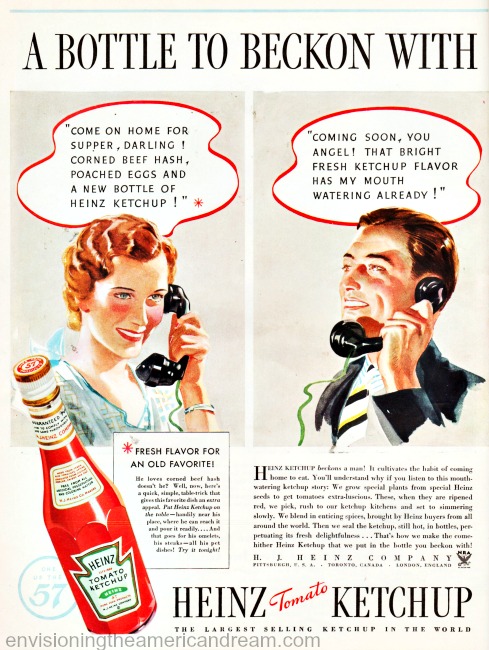 Vintage Heinz Ketchup Ad 1930s