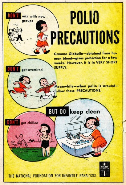  polio precautions poster