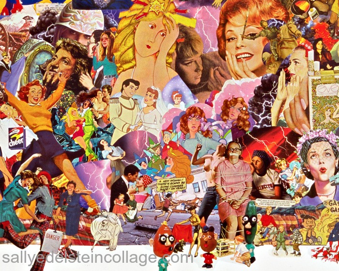 collage appropriated images sally edelstein