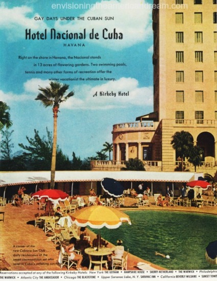 vintage ad travel cuba nacional de Cuba