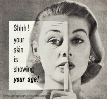 BW picture woman and aging skin