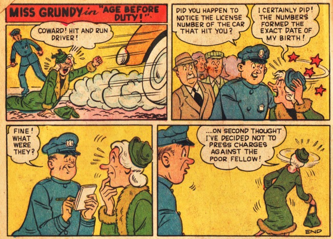 Miss Grundy Archie comics