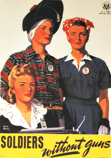 Vintage WWII Recruitment Poster for Women 