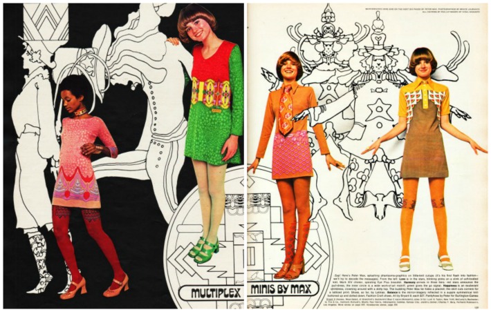 1970 Peter Max Fashion Seventeen Minis