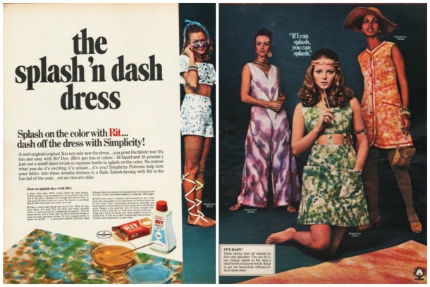 1970 Rit Tied Dye ad