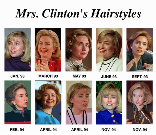 Clinton Hillary Hair