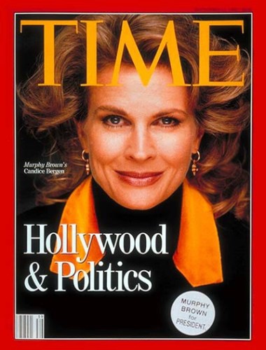 Candice Bergen as murphy brown Time  cover 1992