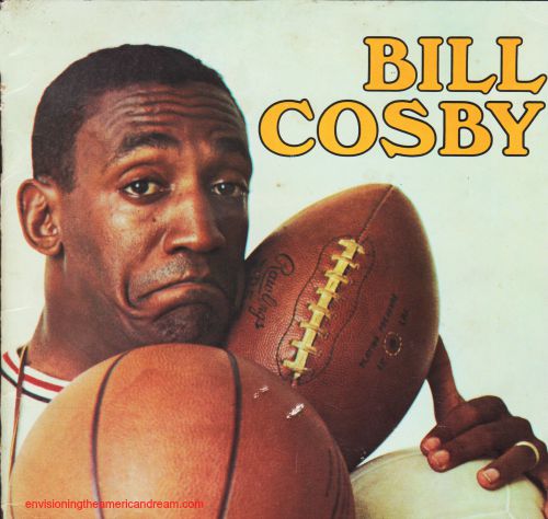 Bill Cosby with sports balls