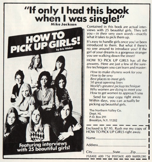 Book How to Pick Up Girls ad