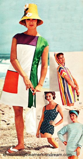 summer swimsuit 1962