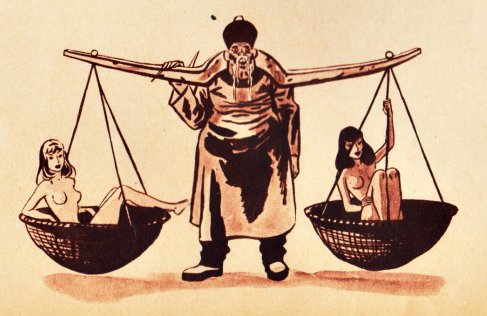 Vintage cartoon confusious 