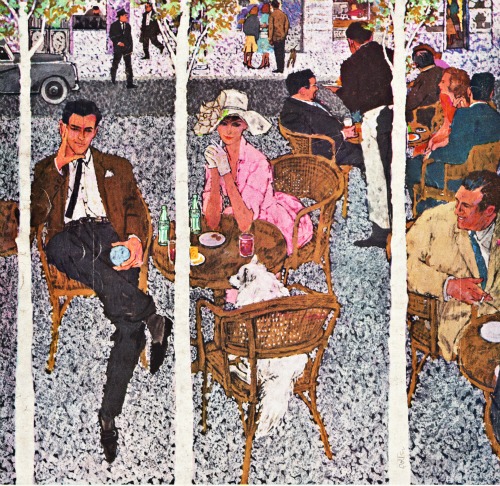 Vintage Coke Illustration Paris 