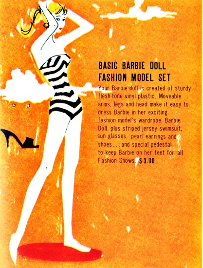 vintage Barbie ad