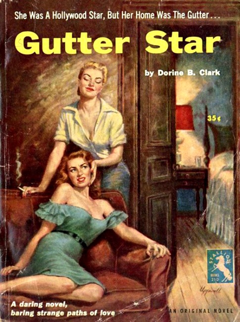 Vintage Lesbian pulp fiction Gutter Star 