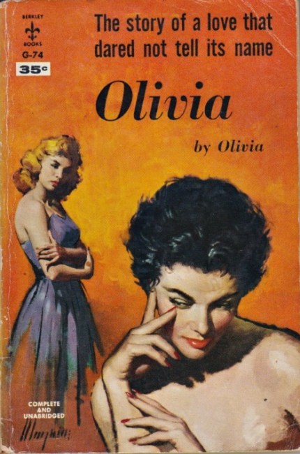 vintage book cover Olivia Lesbian Fiction