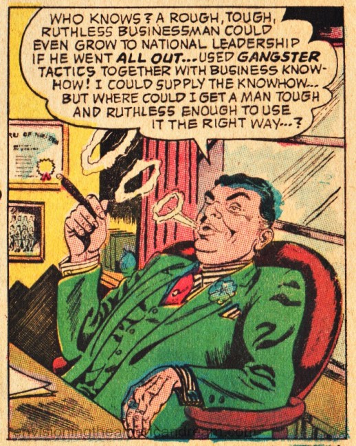Vintage comic Businessman 