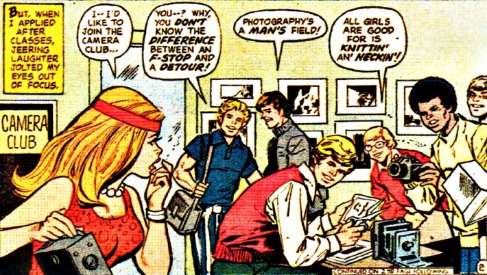 sexist comic 1970s photography 