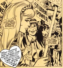 Vintage Comics Political Demonstrations 1970