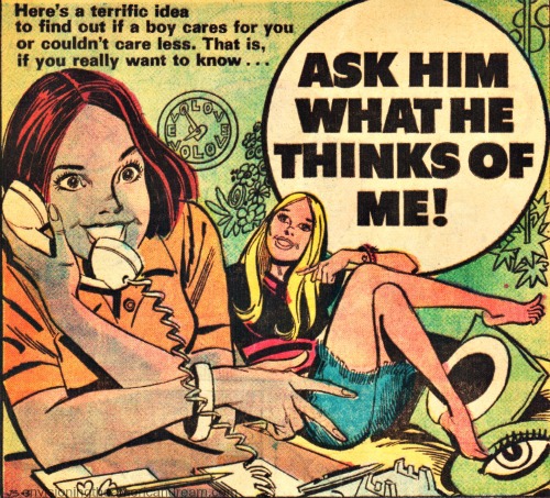 Vintage Comic Book Young Romance 1973