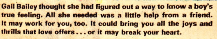 text vintage comic book Young Romance