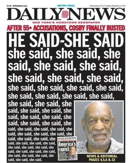 Cosby He said she said