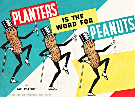 vintage ad Mr Peanut for Planters 