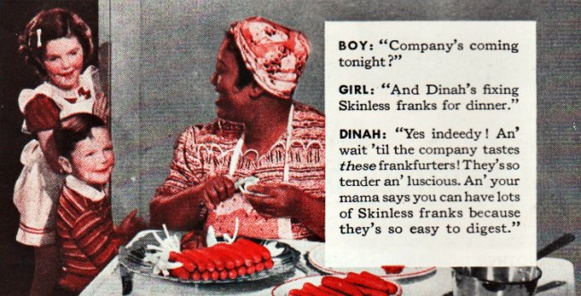 vintage stereotype of Black mammy cooking