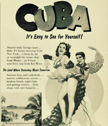 Travel to Cuba Vintage ad