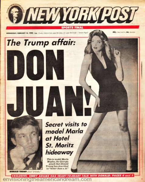 Trump Don Juan NY Post 1990
