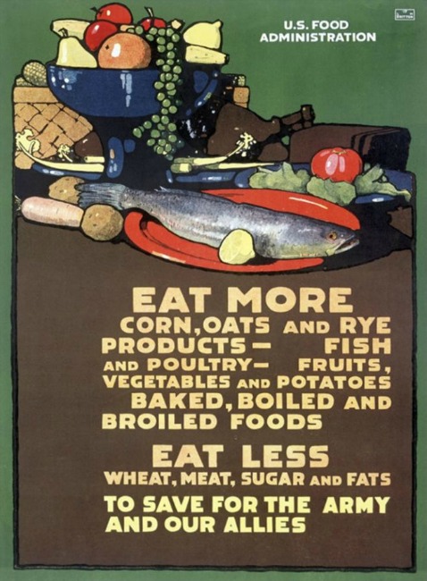 WWI Food Conservation Poster 