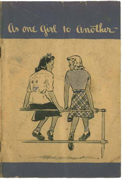 vintage Kotex booklet As One Girl To Another