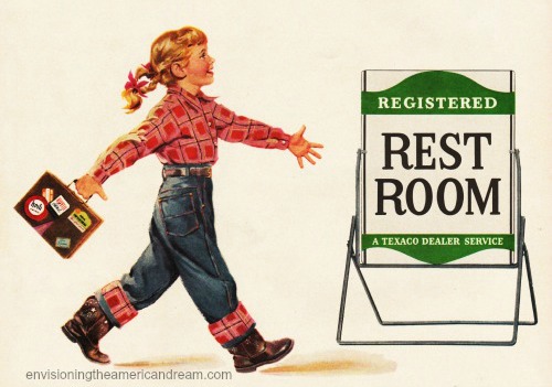 gas texaco rest rooms tomgirl