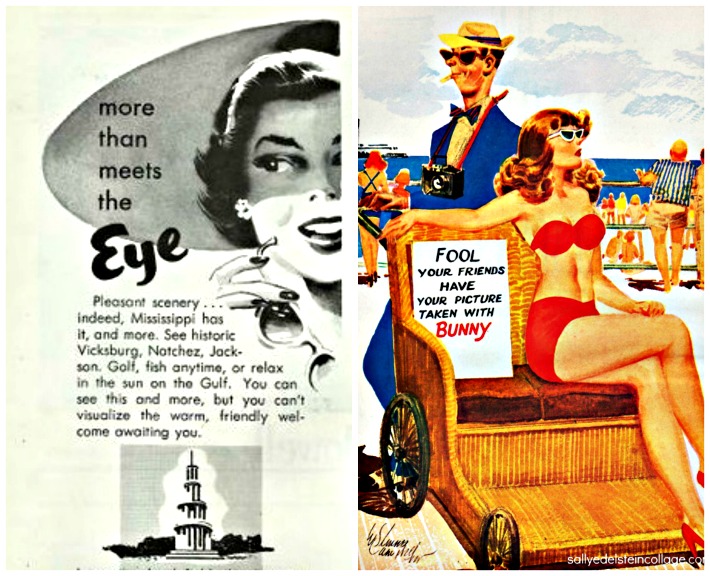collage vintage ad mississippi more than meets the eye and vintage cartoon