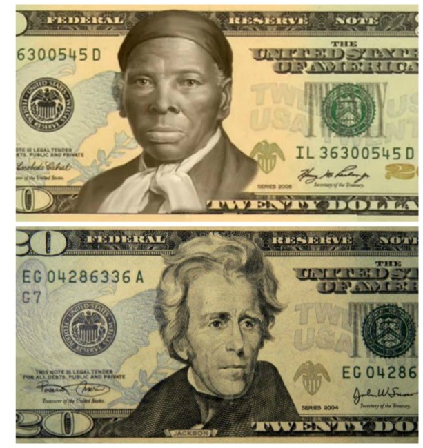 20 dollar bill Harrriet Tubman Jackson