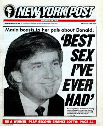 Donald Trump NY Post headline