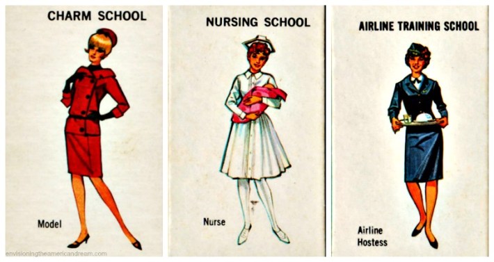 vintage woman cards career