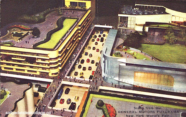 1939 futurama postcard 