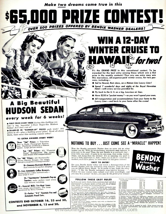 Contest 1948 Bendix 