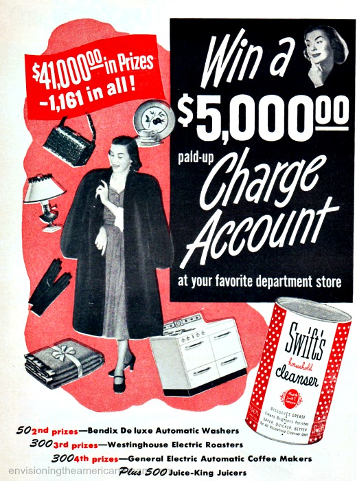 Contest win a charge account 1948