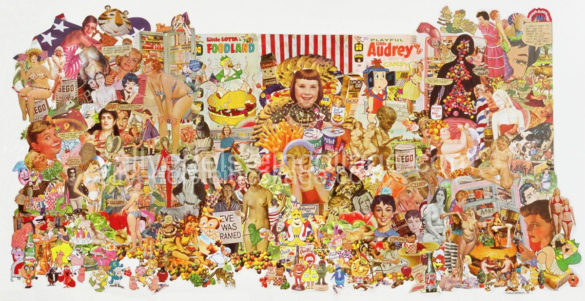 Collage Sally edelstein Constant Cravings 