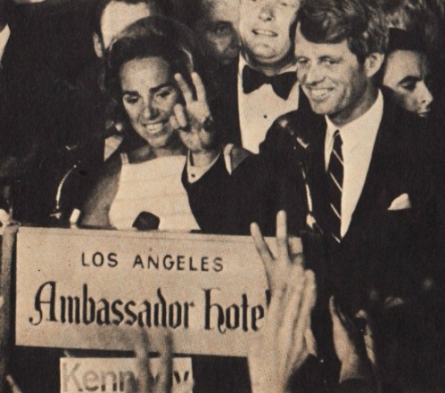 Kennedy Robert Calif Ambassador Hotel 1968 