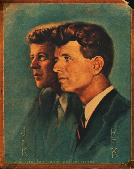 John kennedy and Robert Kennedy painting