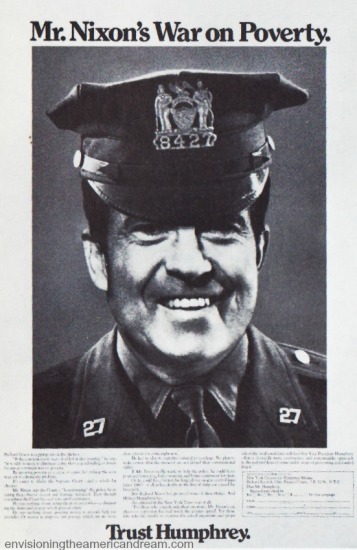 Nixon as police officer Humphrey ad 1968 